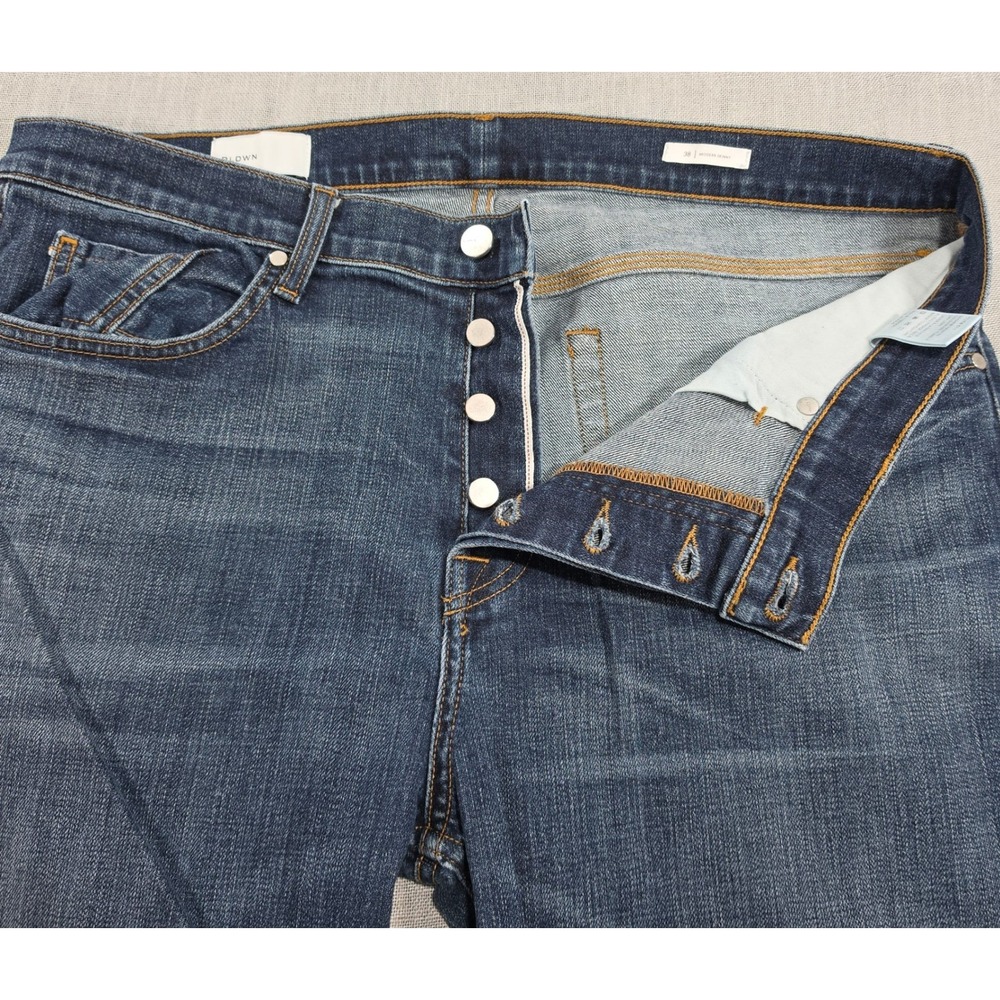 BLDWN Jeans Mens 34 Blue Excellent Modern Skinny Button Fly 1100151005 USA